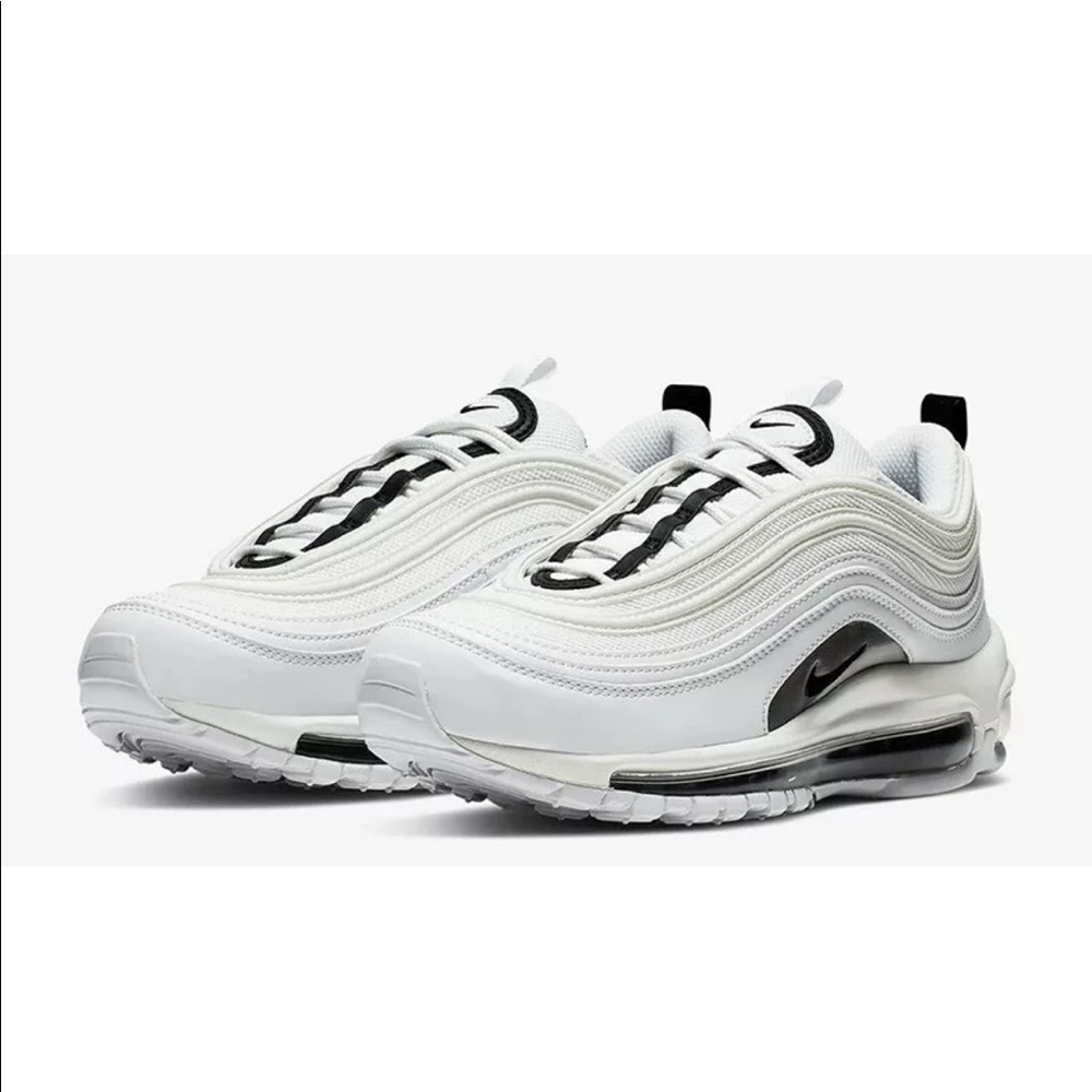 Nike Air Max 97 Shoes Summit White Sneakers - Picture 2 of 5